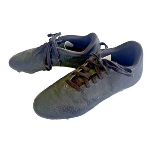 Adidas Predator Soccer Black Laced SGC 753002 US Size 4 Men Plastic Stud